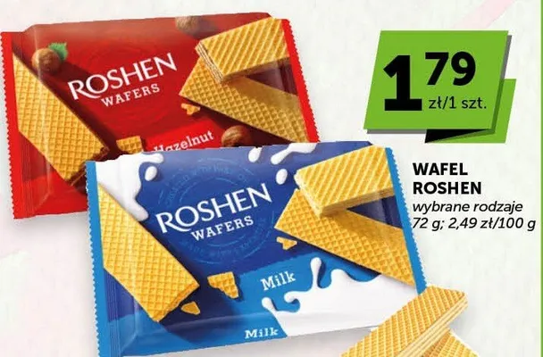 Wafel Roshen Hazelnut promocja w ABC