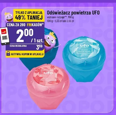 Odświeżacz powietrza UFO promocja w POLOmarket