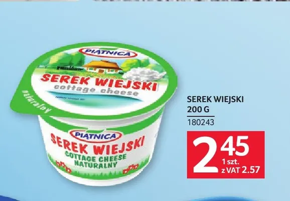 Serek wiejski Piątnica promocja w Selgros
