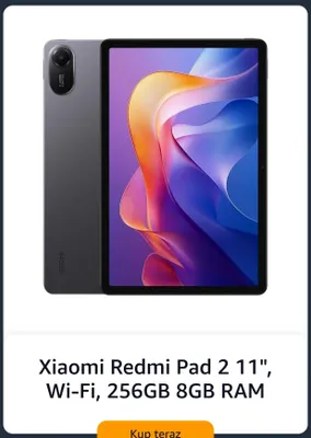 Tablet Xiaomi Redmi Pad 2 11" promocja w Amazon
