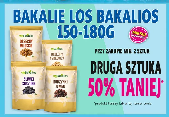 Orzechy włoskie Los Bakalios promocja w Prim Market