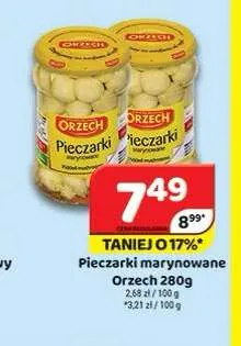 Pieczarki marynowane Orzech promocja w Delfin