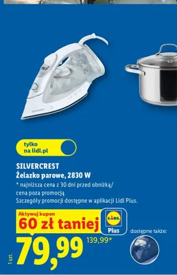 Żelazko parowe Silvercrest promocja w Lidl