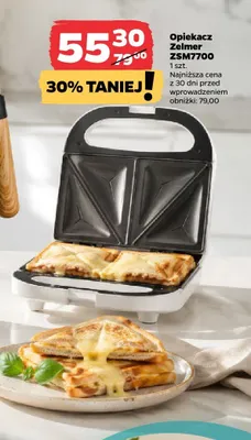 Opiekacz Zelmer ZSM7700 promocja w Netto