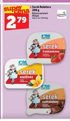 Serek truskawkowy Rolmlecz promocja w TOPAZ