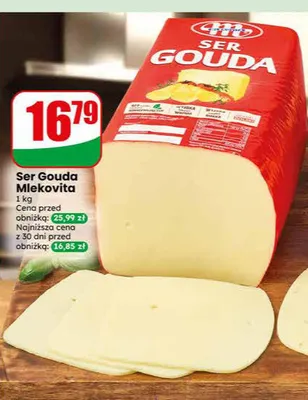 Ser Gouda Mlekovita promocja w Dino