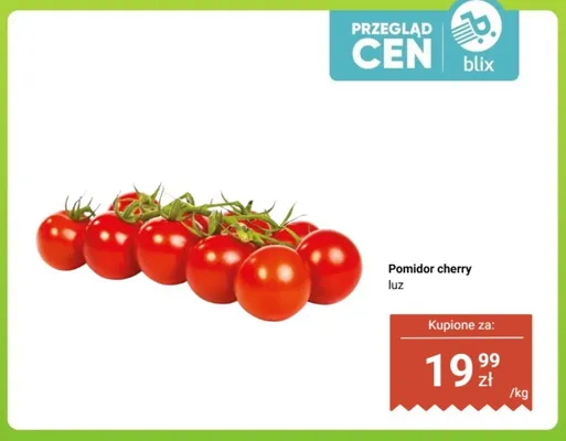 Pomidory cherry czerwone promocja w Dino