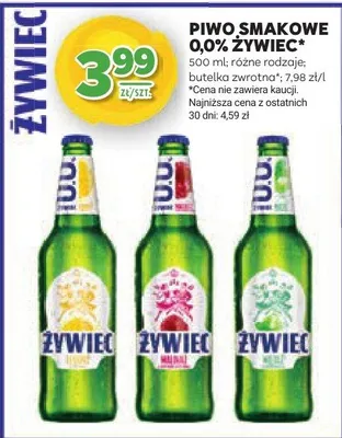 Piwo Smakowe 0,0% Żywiec promocja w Stokrotka