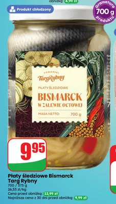 Płaty śledziowe Bismarck Targ Rybny promocja w Dino