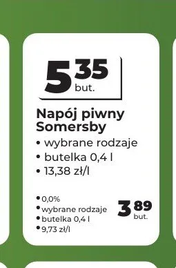 Piwo smakowe Somersby promocja w Odido