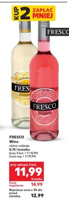 Wino FRESCO promocja w Kaufland