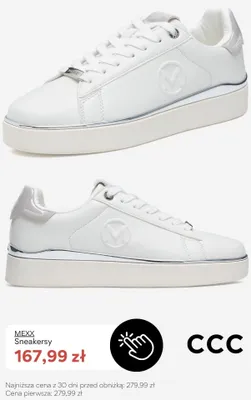 Sneakersy Mexx promocja w CCC