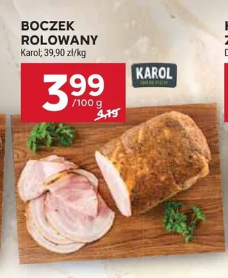 Boczek rolowany Karol promocja w Stokrotka