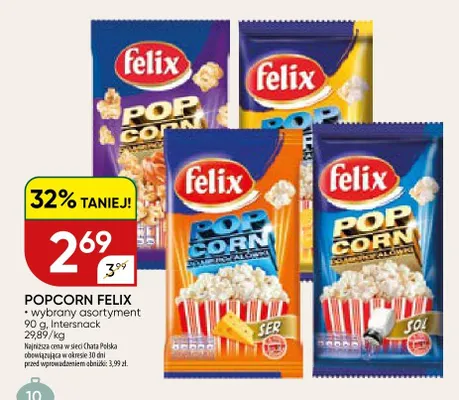 Popcorn Felix promocja w Chata Polska
