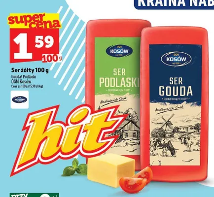 Ser żółty Podlaski OSM Kosów promocja w TOPAZ
