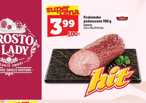Krakowska podsuszana Gobarto promocja w TOPAZ