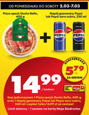 Pizza promocja w Biedronka
