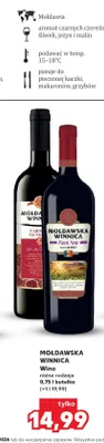 Wino czerwone Mołdawska Winnica Cabernet Sauvignon promocja w Kaufland
