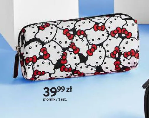 Piórnik Hello Kitty czarno-biały promocja w Empik