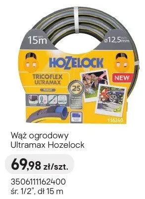 Wąż ogrodowy Ultramax Hozelock promocja w Castorama