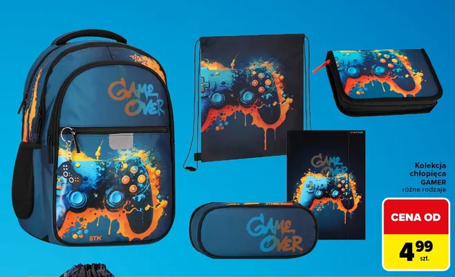 Kolekcja szkolna Gamer promocja w Carrefour