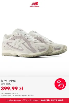 Buty unisex New Balance U204 l promocja w New Balance