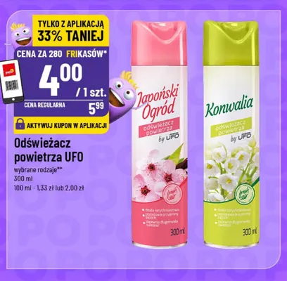 Odświeżacz powietrza UFO Konwalia promocja w POLOmarket