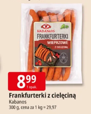 Frankfurterki z cielęciną promocja w Leclerc