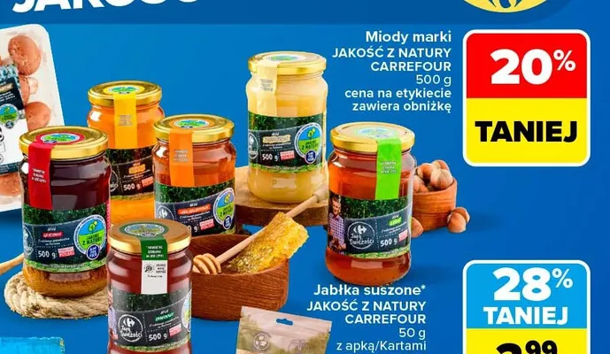 Miody Jakość z Natury Carrefour promocja w Carrefour