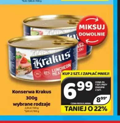 Konserwa Krakus Luncheon Meat promocja w Delfin