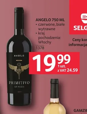 Wino Angelo promocja w Selgros