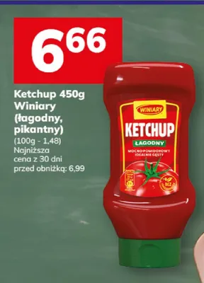 Ketchup pikantny Winiary promocja w Hitpol