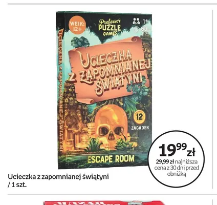 Gra Ucieczka z zapomnianej świątyni promocja w Empik