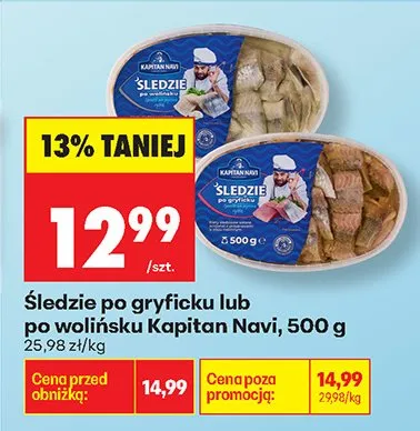 Śledzie po cygańsku promocja w Biedronka