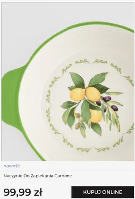 Naczynie do zapiekania home&you Gardone promocja w home&you