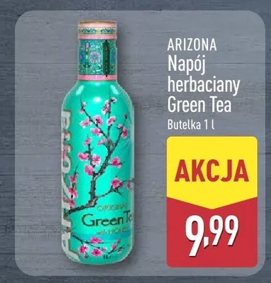 Napój herbaciany green tea promocja w Aldi