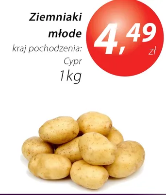 Ziemniaki młode promocja w Market Point