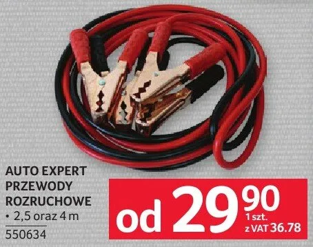 Przewody rozruchowe AUTO EXPERT PRZEWODY ROZRUCHOWE promocja w Selgros