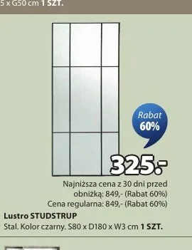 Lustro STUDSTRUP promocja w Jysk