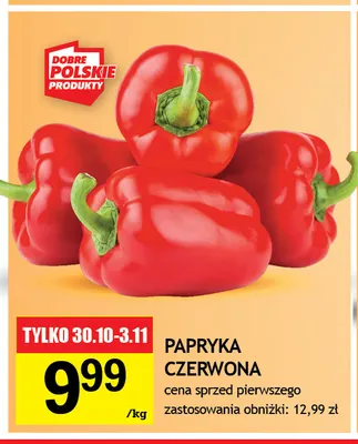 Papryka czerwona promocja w Gram Market