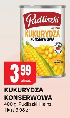Kukurydza konserwowa promocja w Chorten