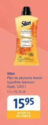 Płyn do płukania tkanin Silan Suprême Glamour promocja w Drogerie DM