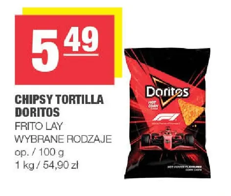 Chipsy tortilla Doritos promocja w SPAR