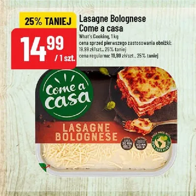 Lasagne Bolognese promocja w POLOmarket