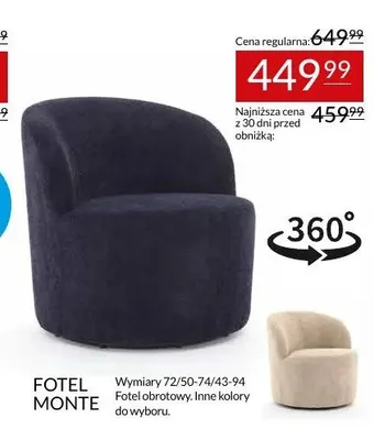 Fotel Monte promocja w Abra Meble