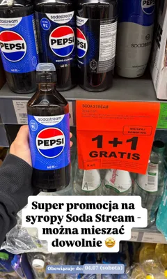 Koncentrat napoju SodaStream Pepsi promocja w Aldi