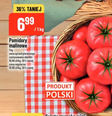 Pomidory malinowe promocja w POLOmarket