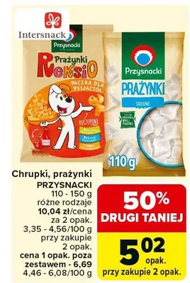 Chrupki prażynki promocja w Carrefour Market