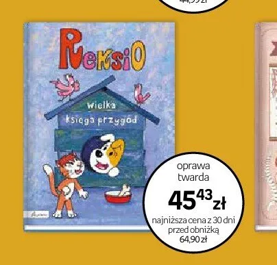 Książka Reksio Wielka księga przygód oprawa twarda promocja w Empik