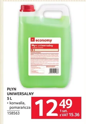 Płyn uniwersalny 5 l konwalia, pomarańcza promocja w Selgros